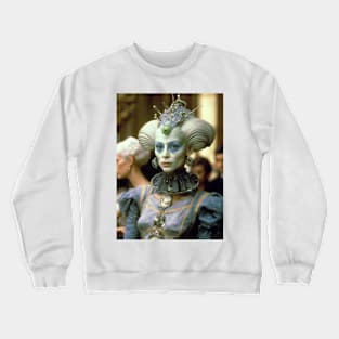 Alien Cyber-Rococo Fashion Crewneck Sweatshirt